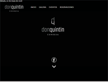 Tablet Screenshot of donquintin.com.mx
